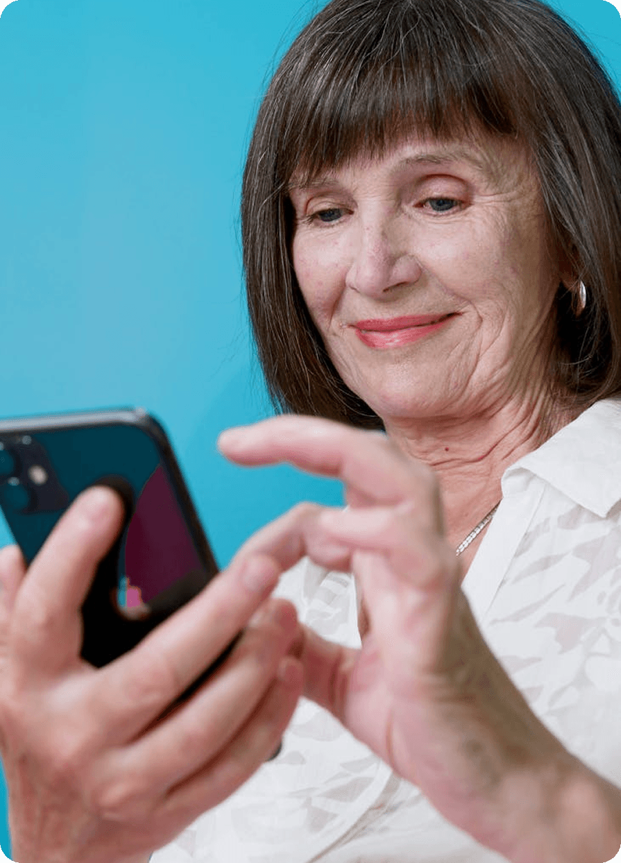 Middle-aged people using Publicly